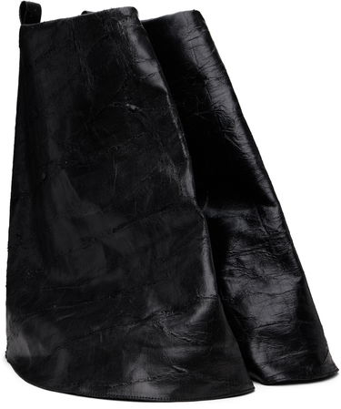 Kläder Rick Owens Rick Owens DRKSHDW Porterville Low Fetish Boots Svart | DS02D2817 BMC, 3