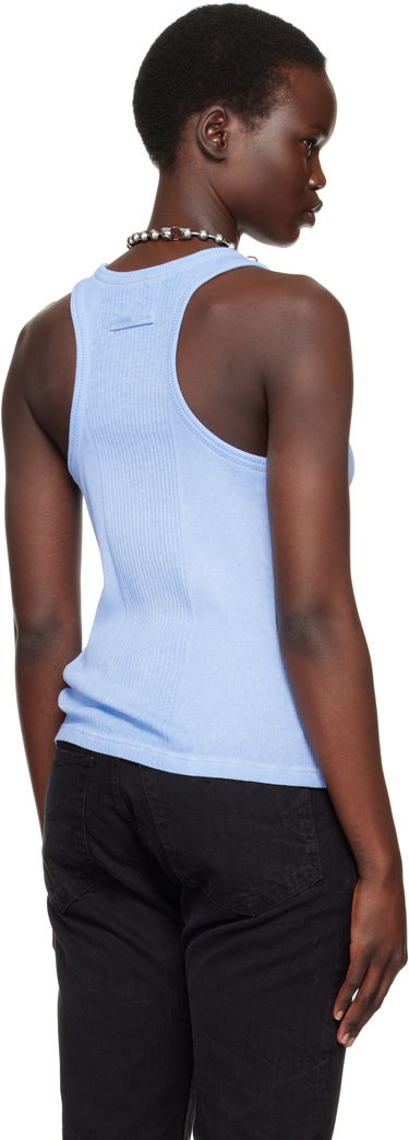 Linne Jean Paul Gaultier Jean Paul Gaultier 'The Straps' Tank Top Blå | 25/33-F-DB047-J054-52, 2