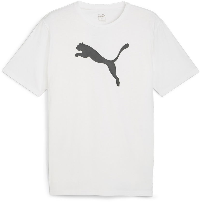 T-shirt Puma teamRISE Logo Jersey Cotton Vit | 658705-04