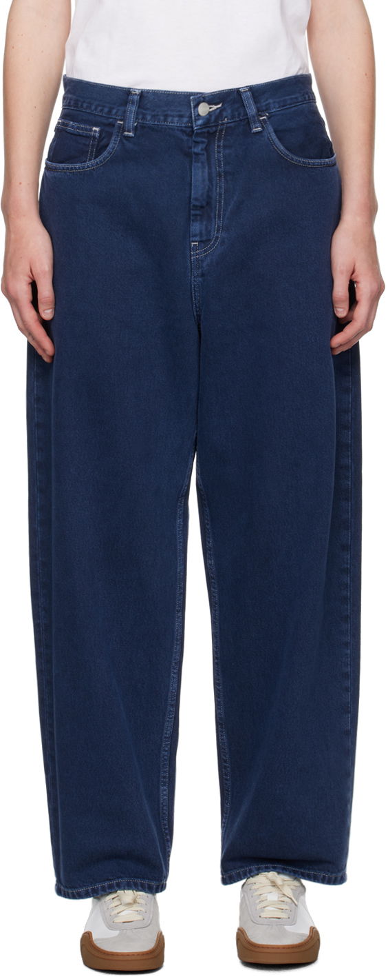 Jeans Carhartt WIP Work In Progress Blue Denim Loose-Fit Jeans Mörkblå | I033746 29L4J