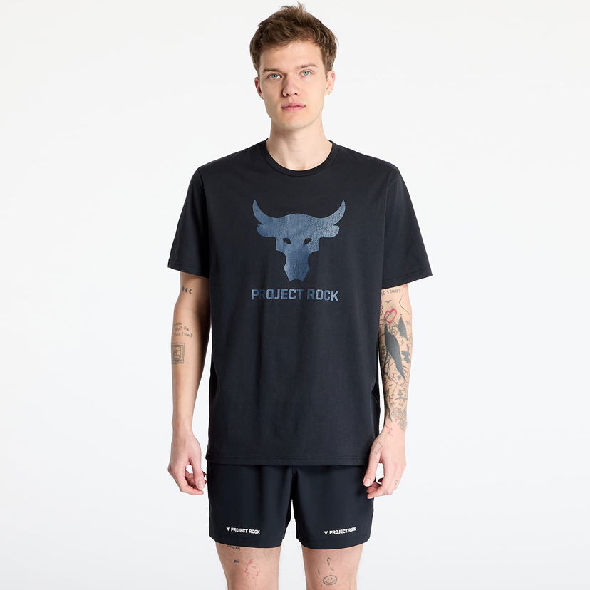 T-shirt Under Armour Project Rock Brahma Bull Short Sleeve T-Shirt Svart | 1383191-001