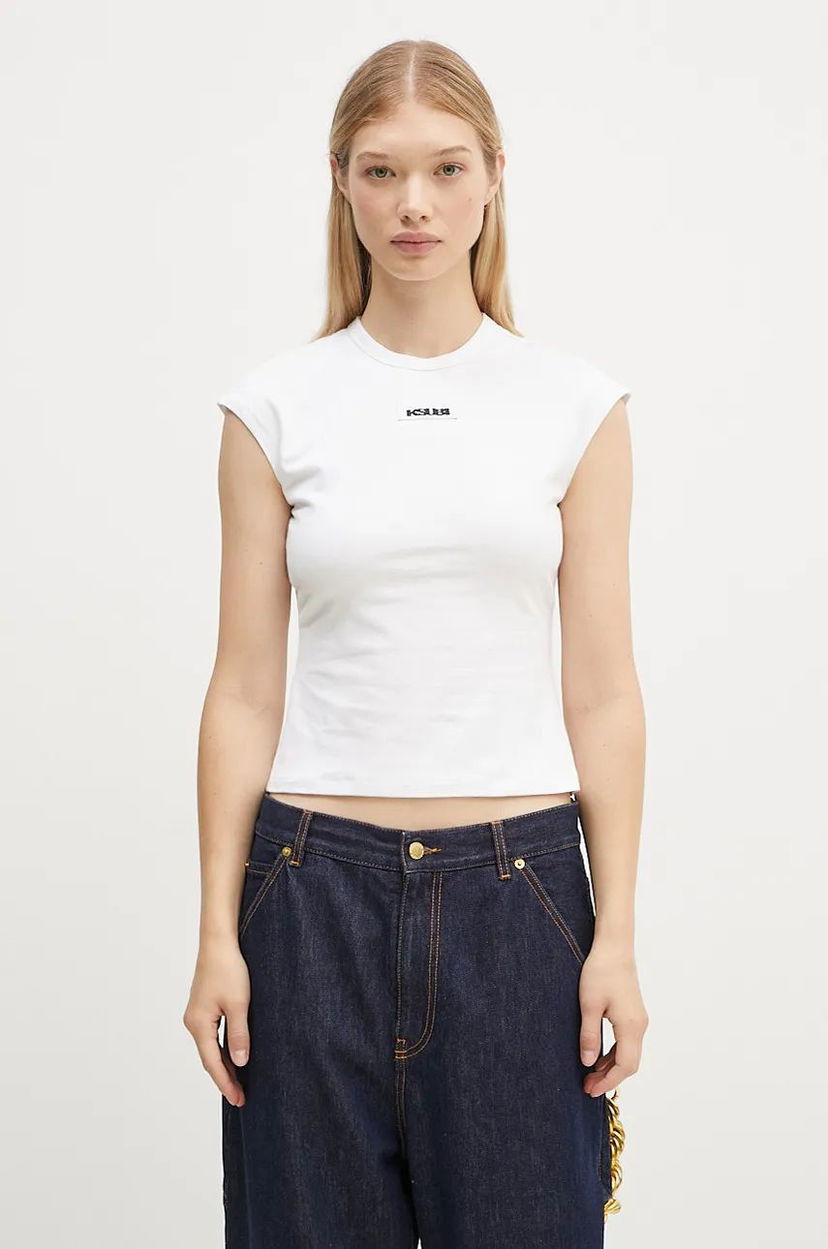 T-shirt Ksubi Staple T-Shirt Vit | WFA24TE004