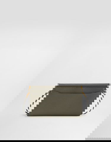 Axelväska Dolce & Gabbana Plongé Calfskin Mini Phone Bag Grön | BI3367A9S2580560, 3