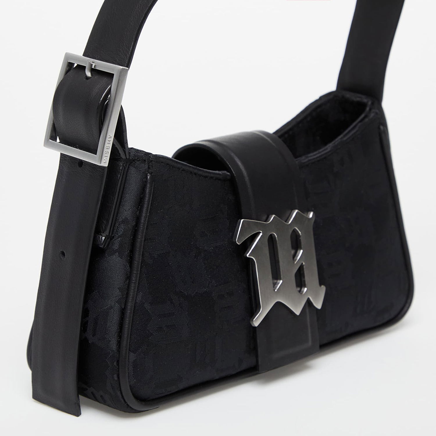Handväska MISBHV Nylon Monogram Shoulder Bag Mini Svart | 122A404, 1
