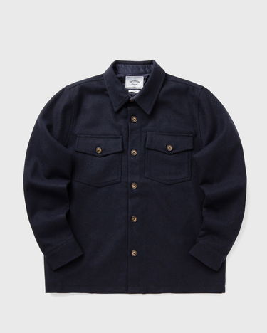 Skjorta Portuguese Flannel Wool Field Overshirt Mörkblå | AW25.082.NAVY, 1