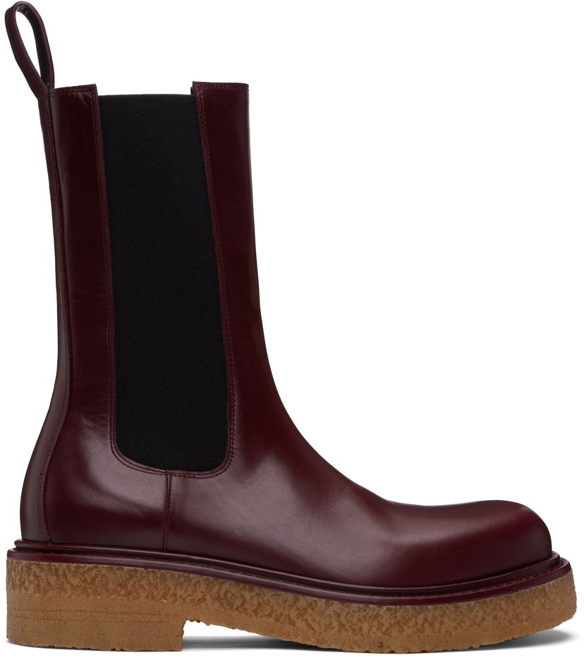 Kläder Bottega Veneta Bottega Veneta Haddock Chelsea Boots Bourgogne | 806863V2WT06100