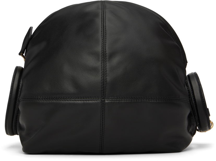 Axelväska Alaïa ALAÏA Leather Bracelet Pouch Svart | AA1L8001I062