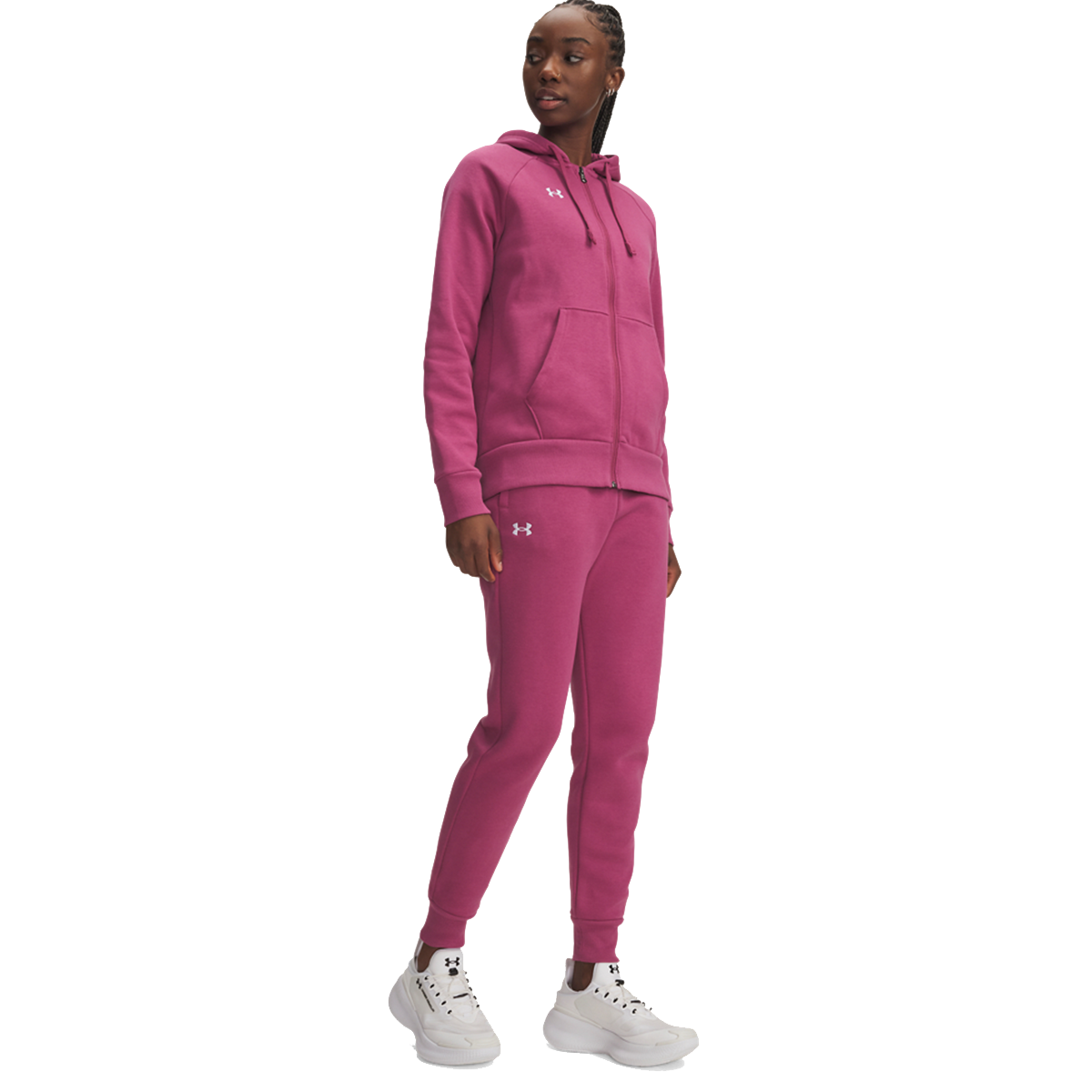 Träningsbyxor Under Armour Rival Fleece Jogger Rosa | 1379438-659, 0