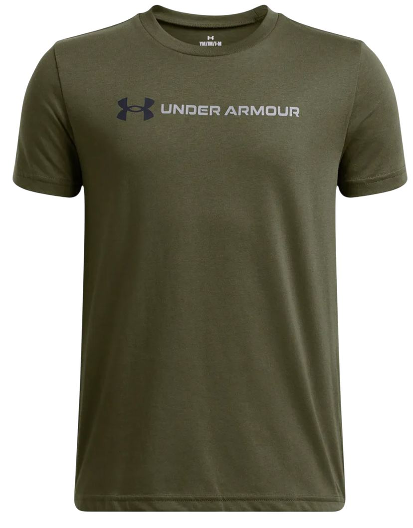 T-shirt Under Armour Logo Wordmark Short Sleeve T-Shirt Grön | 1389963-390