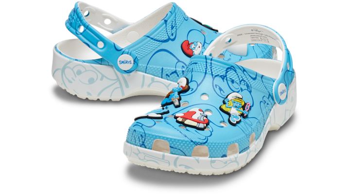 Sneakers och skor Crocs Smurfs Classic Clogs Blå | 210821-90H, 1