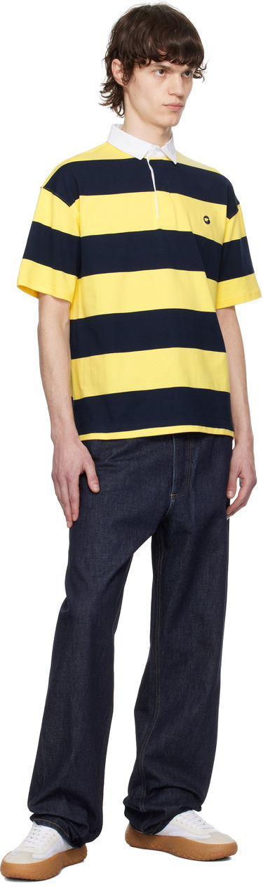 Polotröja Coperni Coperni Striped Polo Gul | COPJS117F5026MEN, 3