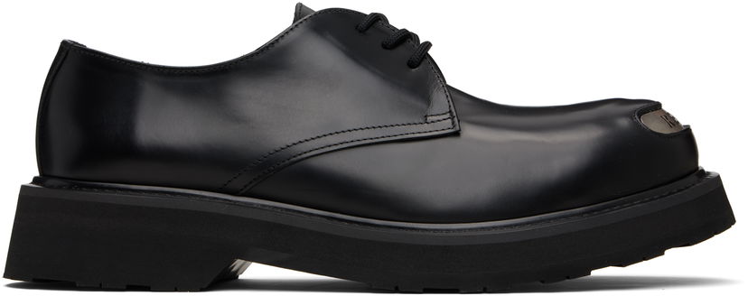 Sneakers och skor KENZO Kenzo Paris 'KENZOSMILE' Leather Derbys Svart | FF65DB111L52