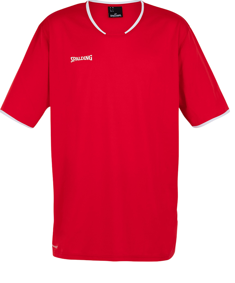 T-shirt Spalding Move Shooting V-Neck T-Shirt Röd | 3002141-04