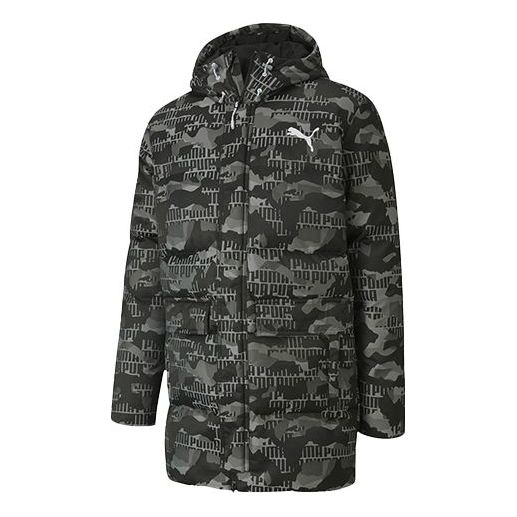 Pufferjacka Puma Camo Down Jacket Grå | 585502-02, 0