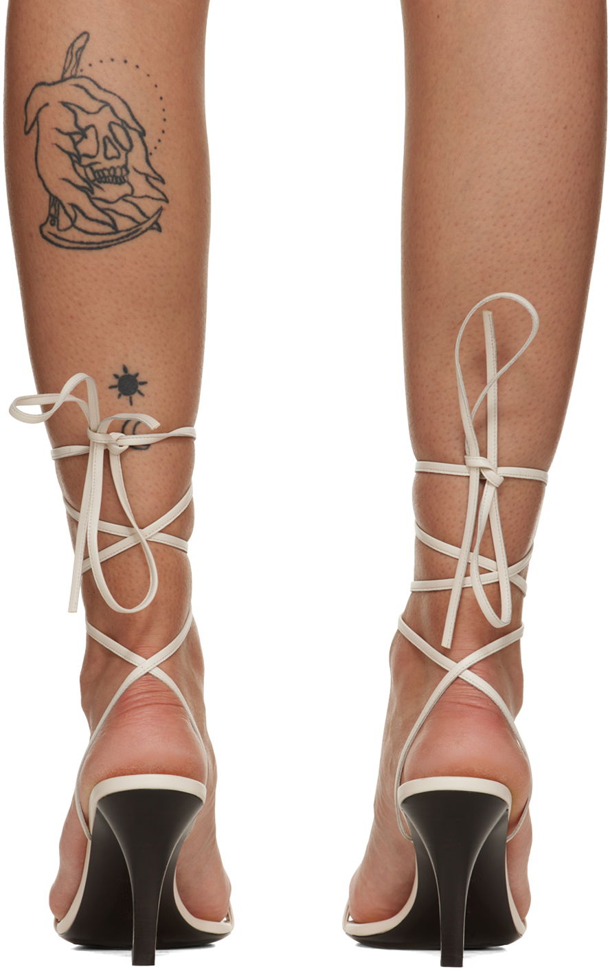 Tillbehör The Row The Row Maud Heeled Sandals Vit | F1342-N60, 1