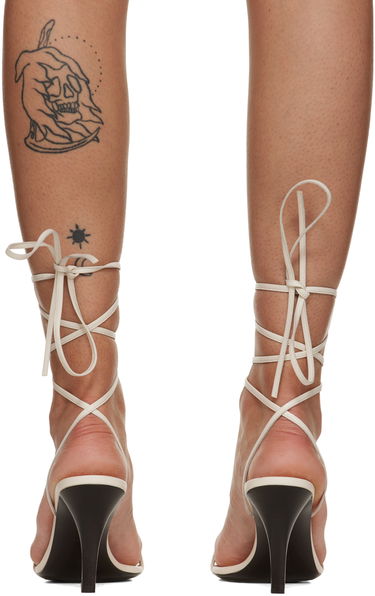 Tillbehör The Row The Row Maud Heeled Sandals Vit | F1342-N60, 1
