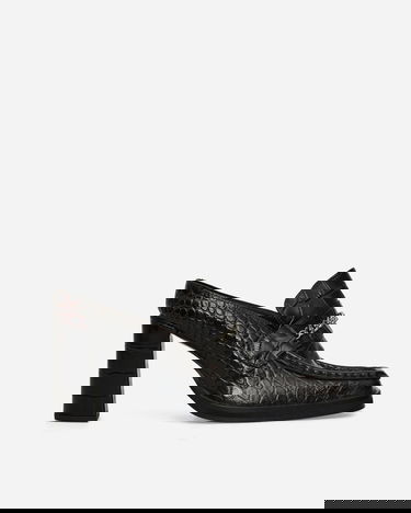 Tillbehör Martine Rose Square Toe Chain Loafer Mules Svart | 1065LE01710, 0