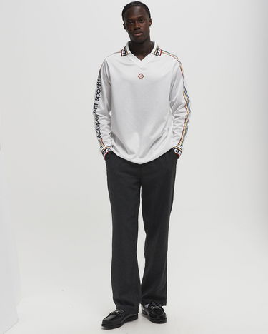 Polotröja Casablanca Casablanca Long Sleeve Football Shirt Vit | MPS25-JTP-301-01, 1