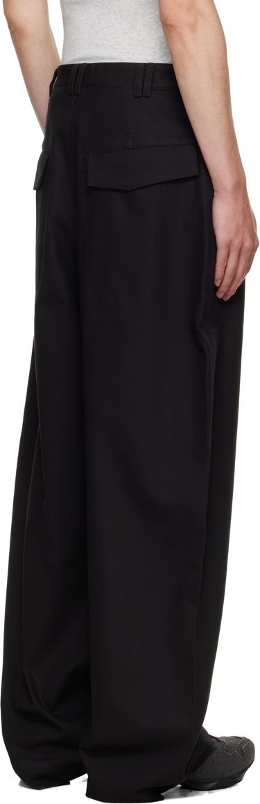 Byxor sage NATION SAGE NATION Wide Tailored Trousers Svart | S128 WIDE TAILORED TROUSER COT, 2