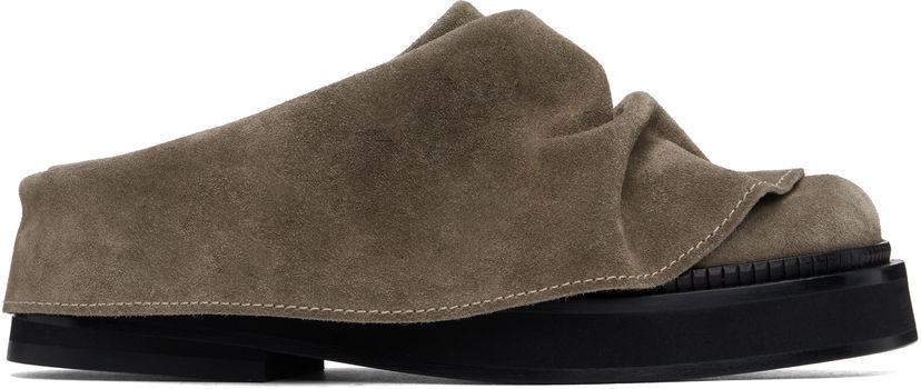 Kläder The Attico Attico Mini Robin Slip-on Loafers Grå | 250WSH00855 LBT040AA