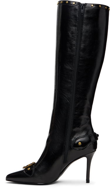 Sneakers och skor Versace Versace Jeans Couture Couture1 Scarlett Knee-High Boots Svart | E79VA3S58_EZSC35, 2