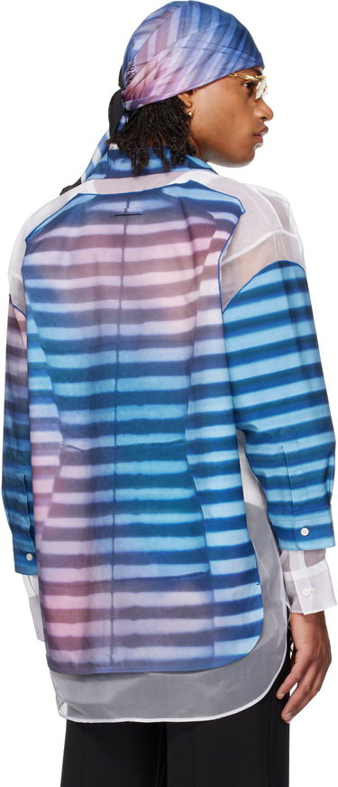 Skjorta Jean Paul Gaultier Jean Paul Gaultier 'The Petit-Grand Air' Print Shirt Blå | 25/03-U-ST032-W018P-565034, 2