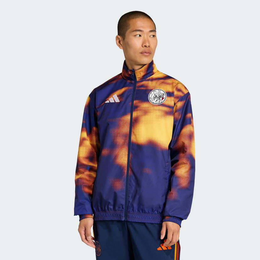 Vindjacka adidas Performance Ajax Amsterdam x ID&T Graphic Track Top Flerfärgad | JZ1585