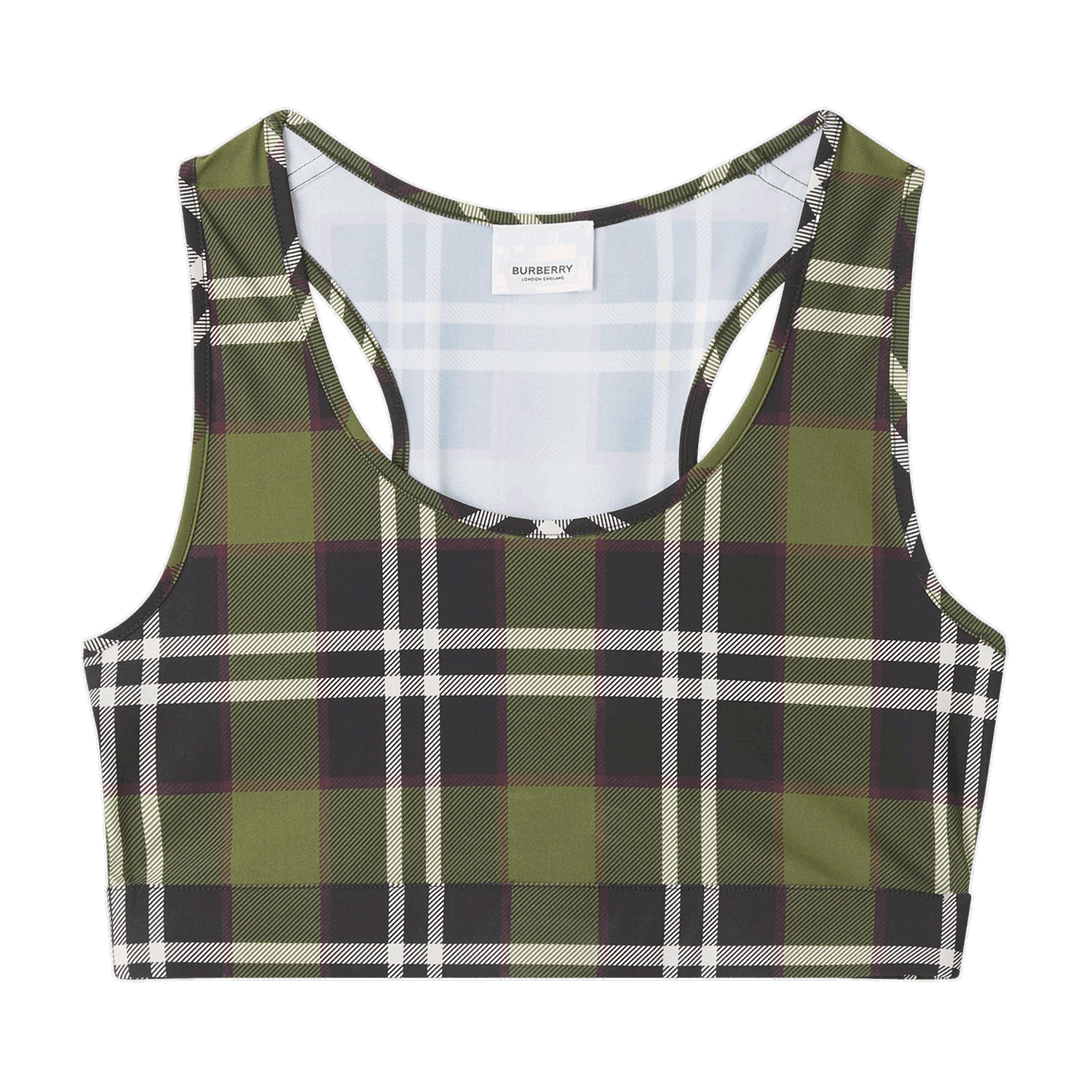 Crop top Burberry Vintage Check Crop Top Grön | 8055846, 0