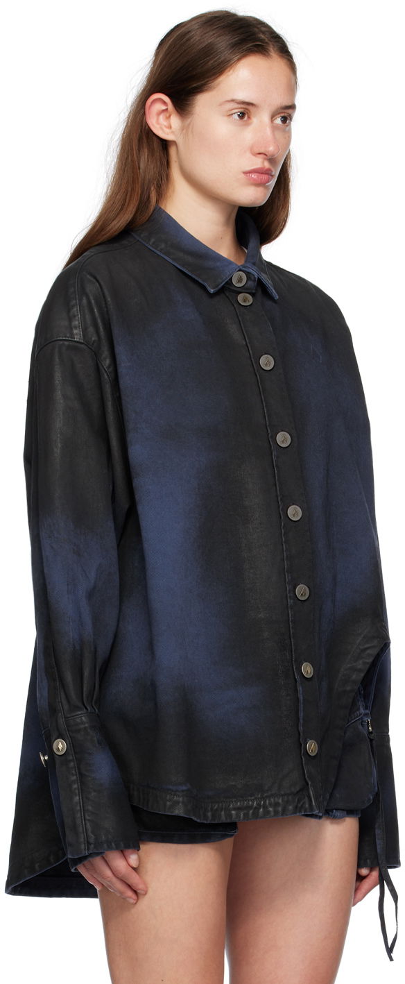 Skjorta The Attico Attico Diana Denim Shirt Blå | SPEWCB68 C108, 1