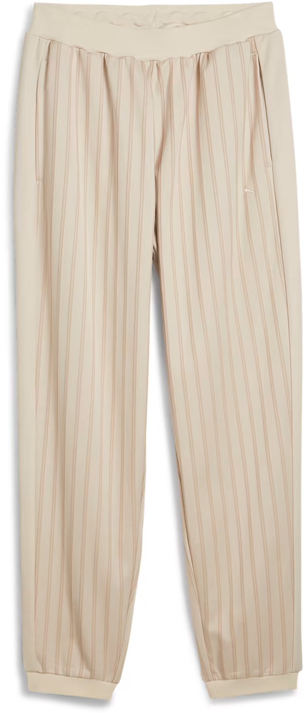 Träningsbyxor Puma T7 Striped Track Pants Beige | 626696-87