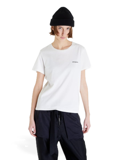 T-shirt Patagonia P-6 Mission Organic Tee Vit | 37560 BCW