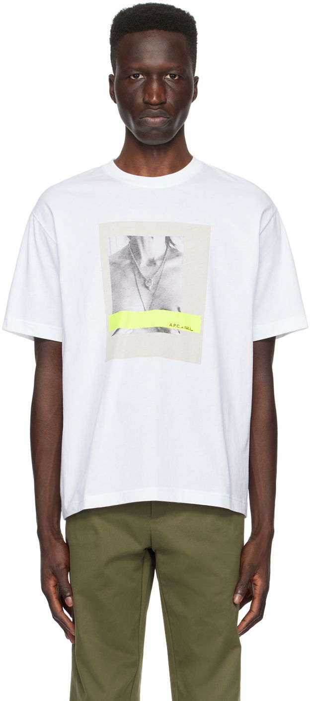 T-shirt A.P.C. Natacha Ramsay T-Shirt Vit | COGYJ-H26368