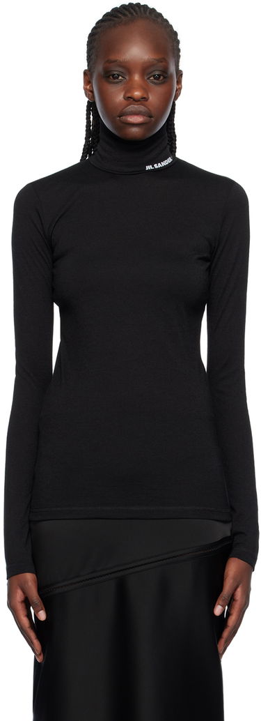Sweater Jil Sander Printed Turtleneck Svart | J40GC0020_J70021, 0