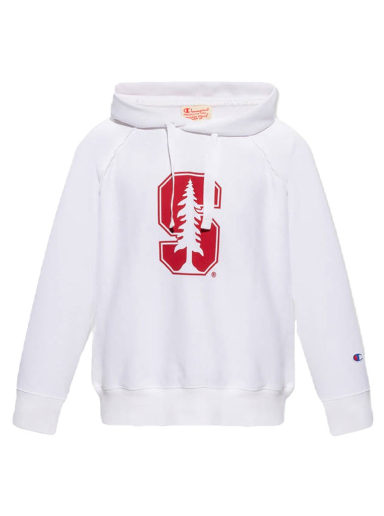 Sweatshirt Champion Hooded Sweatshirt Vit | 115110-WW001