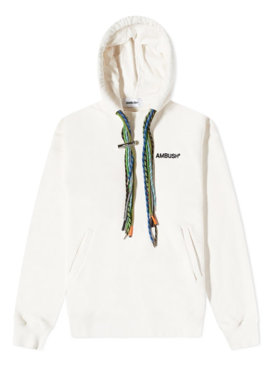 Sweatshirt Ambush Multicord Popover Hoodie Vit | BMBB021F22FLE0010284