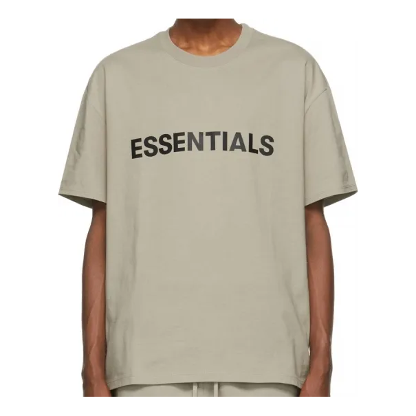T-shirt Fear of God Fear of God Essentials SS20 Logo T-Shirt Grå | 125SP222006F