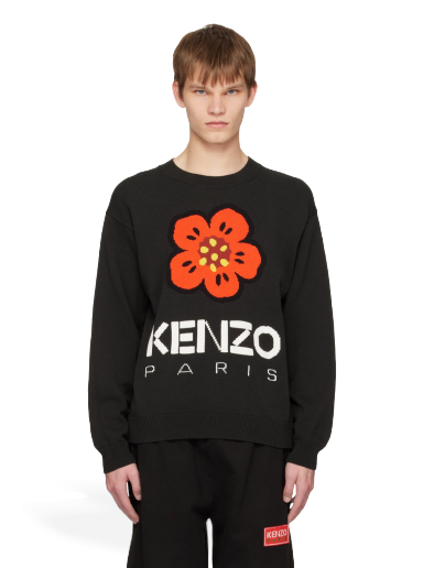 Sweater KENZO Paris Boke Flower Sweater Svart | FD55PU3803LC