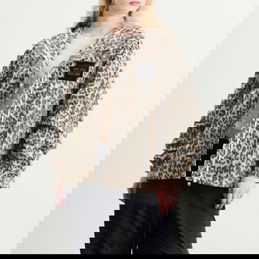 Jacka GANNI GANNI Flyweight Nylon Jacket Beige | W0738-859, 2