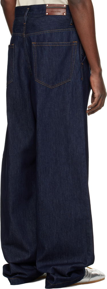Jeans Dries Van Noten Dries Van Noten Pleated Jeans Blå | 251-020923-1552, 2