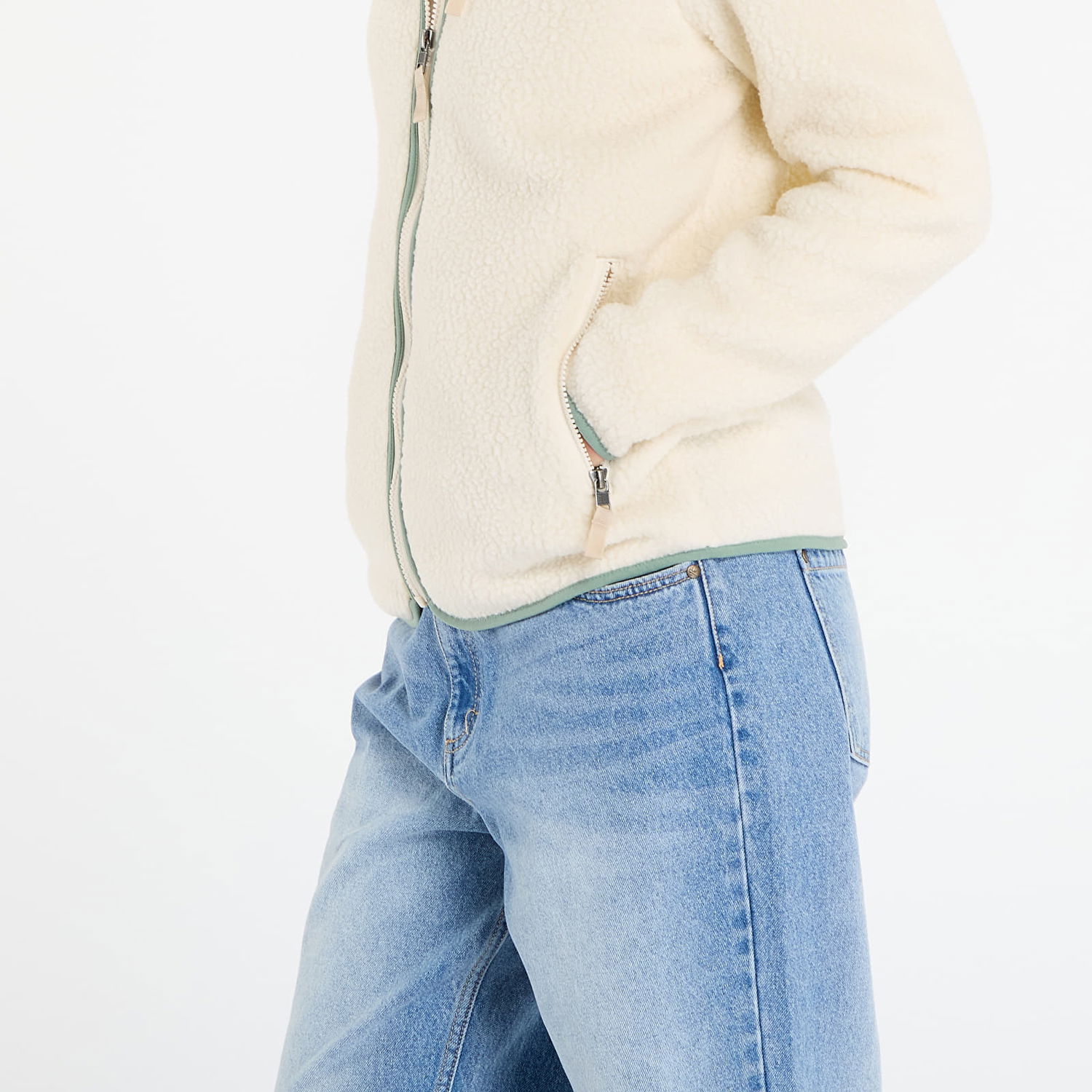 Sweatshirt Patagonia Retro Pile Hoody Beige | 22806 NTLE, 1