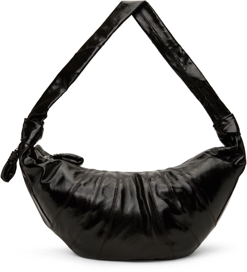 Axelväska LEMAIRE Large Croissant Shoulder Bag Svart | BG0000 LF1329