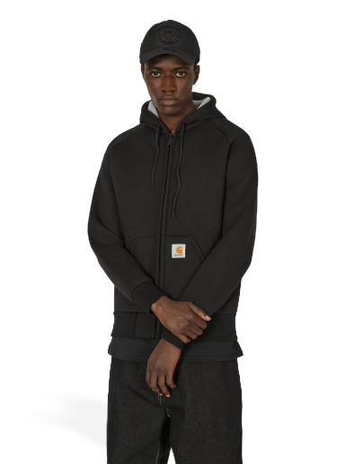 Jacka Carhartt WIP Car-Lux Hooded Jacket Svart | I032935 0GLXX