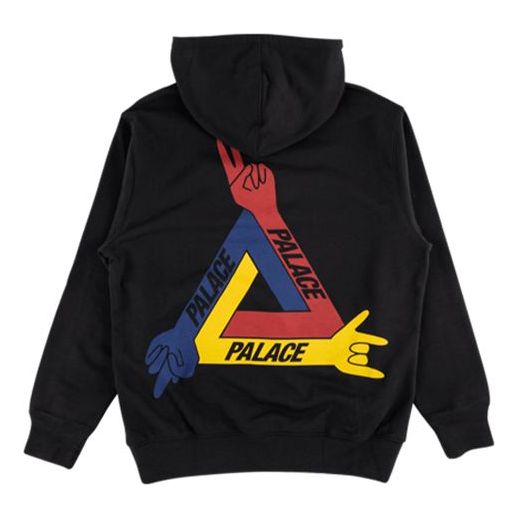 Sweatshirt Palace Jcdc Printing Hoodie Svart | P16HD054