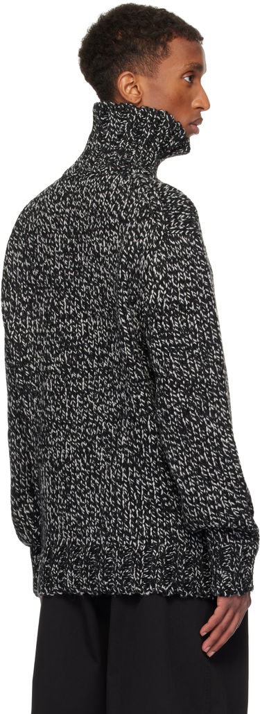 Sweater We11done We11done Chunky Knit Turtleneck Sweater Svart | WD-KT3-24-651-U-B2, 2