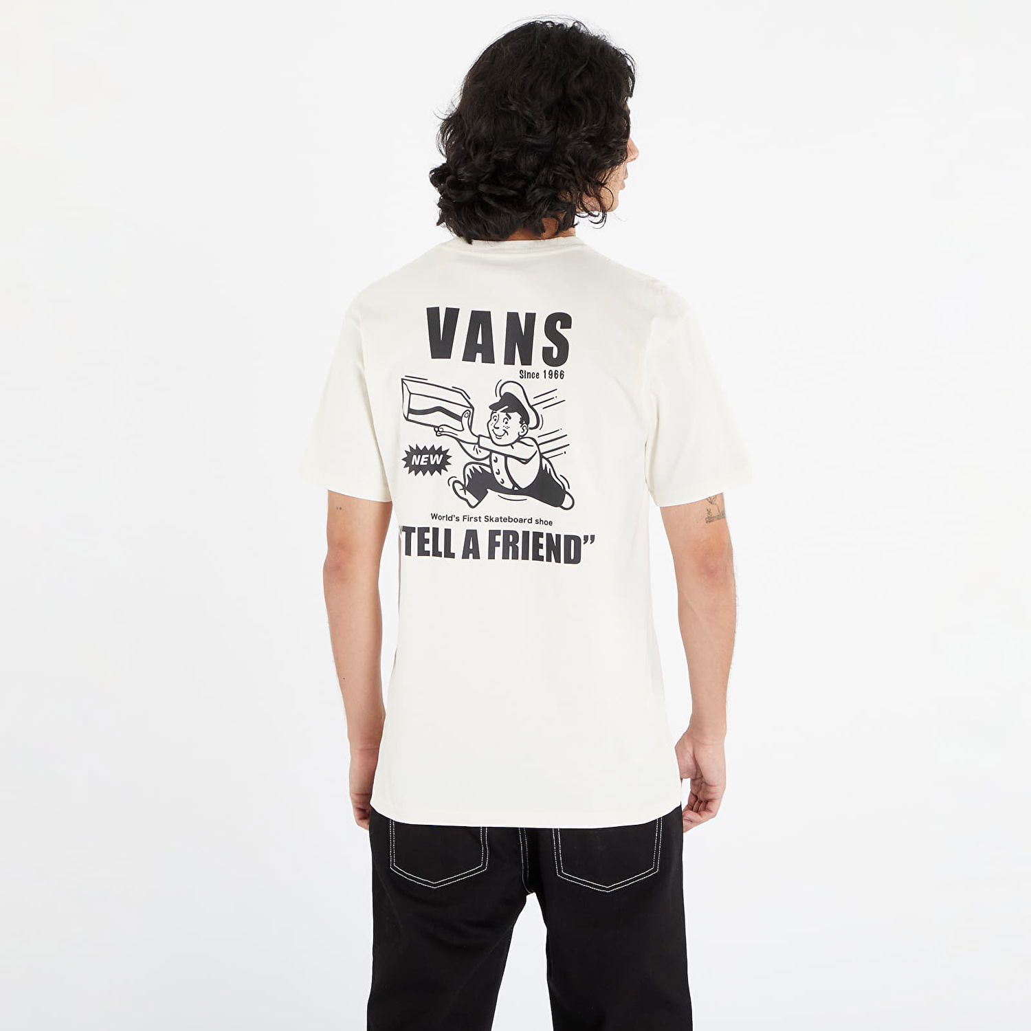T-shirt Vans Quick Wind Short-Sleeve Vit | VN000G073KS1, 1