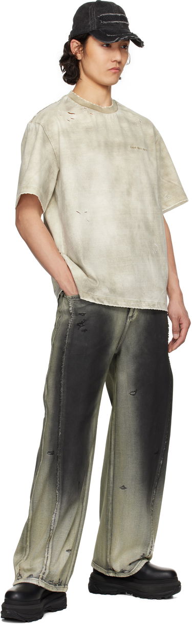 T-shirt Feng Chen Wang Feng Chen Wang Sandwashed T-Shirt Beige | FUS19TS03, 3