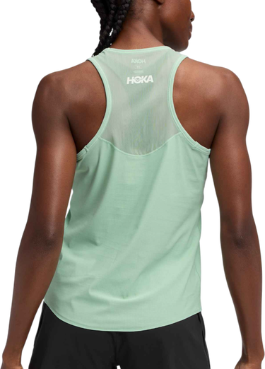 Linne Hoka One One Performance Tank Top Airolite Tank 2.0 Grön | 1175773-jade, 1