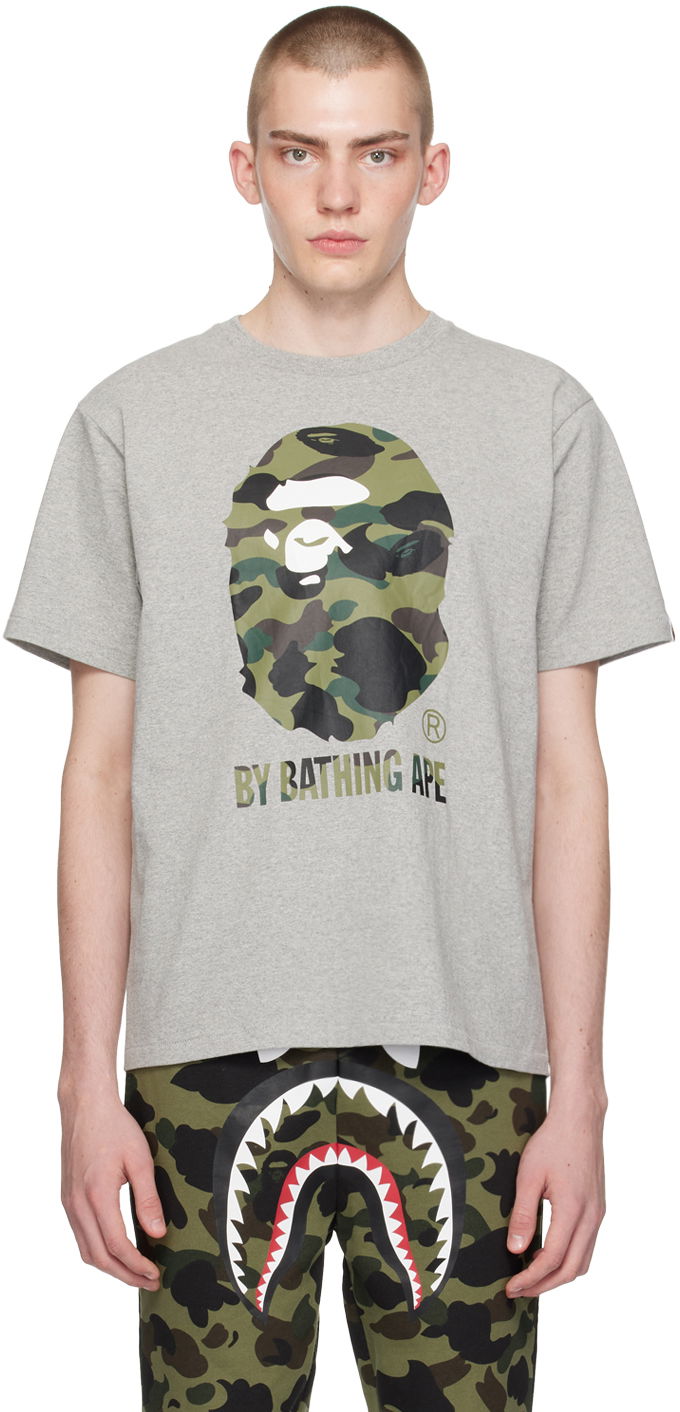 T-shirt BAPE 1st Camo T-Shirt Grå | 001TEK301009M