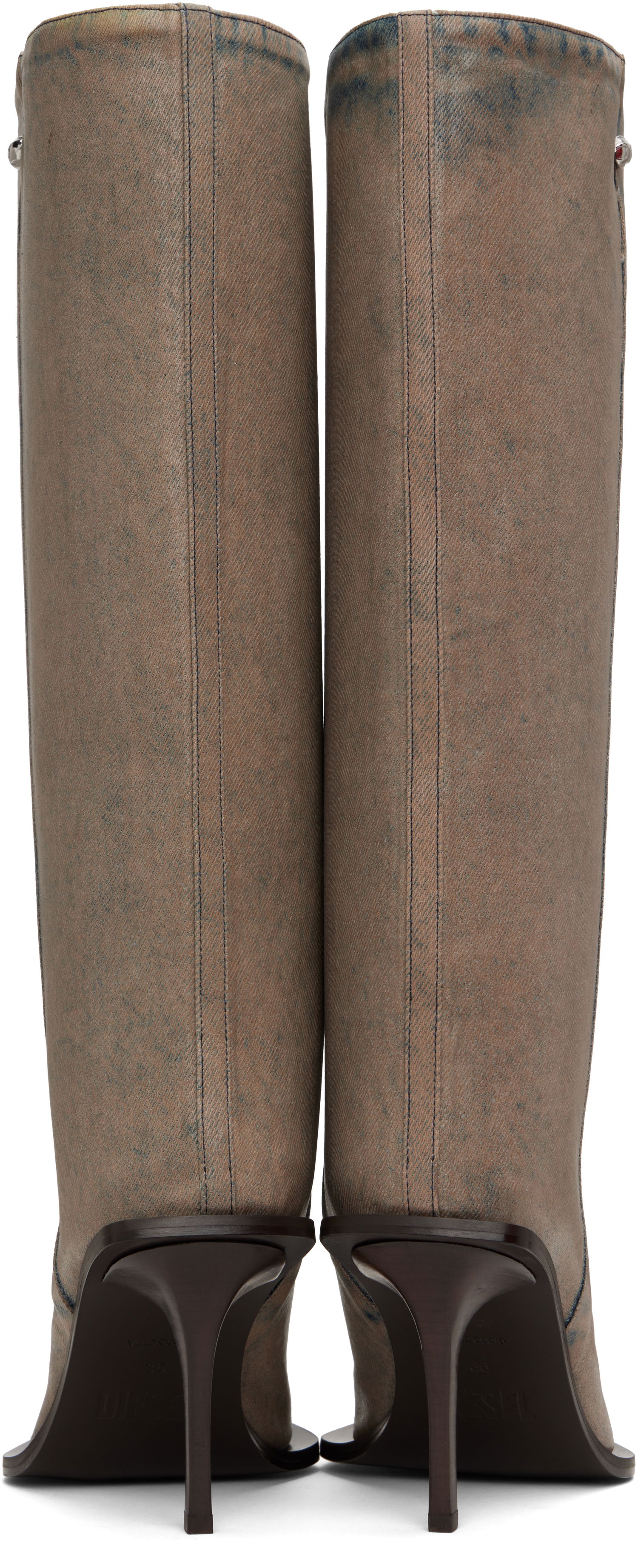 Sneakers och skor Diesel D-Tona Tall Denim Boots Blå | Y03461 PR402, 1