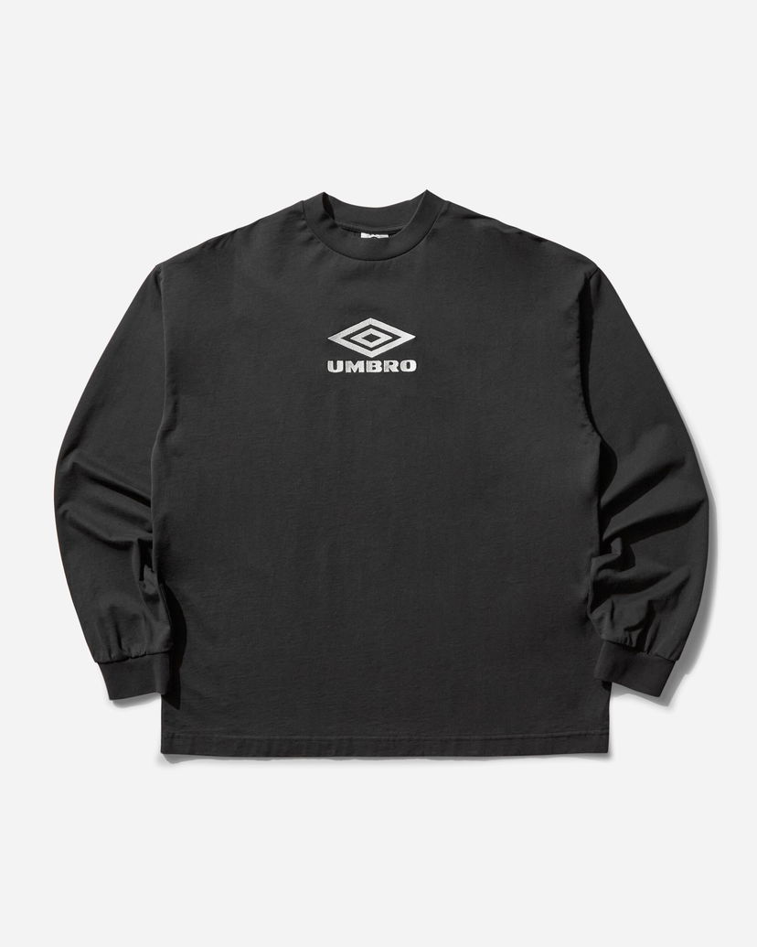 T-shirt Umbro OG Logo Longsleeve T-Shirt Svart | UBMW0237JY54 BLK0052